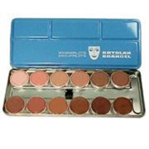 Picture of Kryolan Aquacolor Palette 12 colours 1w-12w