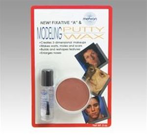 Picture of Mehron Modelling Putty/Wax with Fixative (carded)